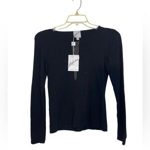 NWT Stephan Janson Made in Italy knit chain bodice Sweater Size 44 (US 14)
